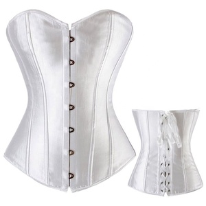 Corsets et Bustiers <span class=keywords><strong>Sexy</strong></span> pour Femmes en Satin, Bustier Brocart à Baleines, Corselet Steampunk Gothique, Fajas, Corsets Amincissants pour la Taille, Hauts Corsets - Product Image 6