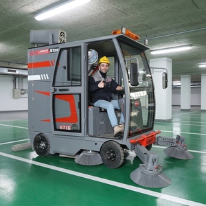 Anti Blockage Air Duct <b>Floor</b> Strong Wind Deep Garbage Pickup Outdoor Road Sweeping <b>Machine</b> High-Performance Heavy-Duty <b>Floor</b> Scr - Product Image 1