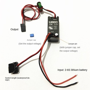 Module régulateur de tension <span class=keywords><strong>Hobbywing</strong></span> pour UBEC 10A 2~6S <span class=keywords><strong>V2</strong></span>, étanche, en plastique, 6/7.4/8.4V pour FPV - Product Image 1