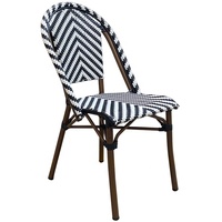 Chaise de jardin en rotin, meuble Commercial bon marché, cadre en aluminium, aspect bois, meuble de loisirs, forme V, offre spéciale