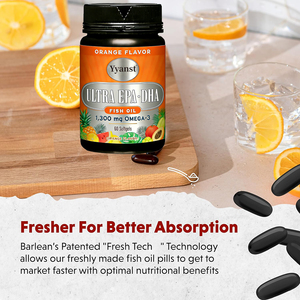 Gélules d'oméga-3 de haute qualité à marque privée, riches en EPA et DHA, favorisent la santé du cerveau, des yeux, du cœur et du système immunitaire, et préviennent la perte de mémoire. - Product Image 5