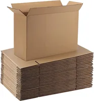Boîte d'emballage en carton ondulé personnalisée pour l'expédition et l'envoi postal, idéale pour les petites entreprises