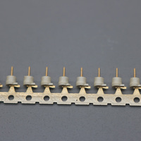 Venta superior Conector RF duradero Pin central Pin de enchufe de latón Chapado en oro Overmolding Pin de plástico y metal