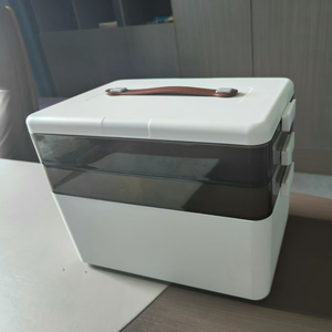 Caja de Almacenamiento de Medicamentos Personalizada con Logotipo, Blanca, Cuadrada, de Tres Capas, Gruesa, Ecológica, Hermética, con Cierre y Asa, de Gran Capacidad - Product Image 4