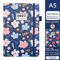 Agenda 2027 Twin Wins OEM, carnet de notes, planificateur