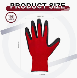 Guanti da Lavoro Rivestiti in Nitrile, Altamente Resistenti all'Olio, Adatti sia per Uomini che per Donne Meccanici Automobilistici. - Product Image 2