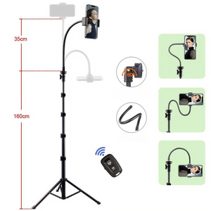 Nuevo Trípode de Aluminio Portátil <span class=keywords><strong>para</strong></span> Fotografía, con Altura Ajustable, Multiángulo, Negro, <span class=keywords><strong>para</strong></span> Viajes - Product Image 3