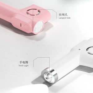<b>Handheld</b> <b>Fan</b> With Light Usb Rechargeable Portable For Outdoor Travel Student Dorm Office - Product Image 2