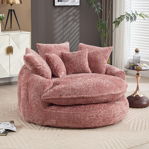 Contemporary Sectional <b>Sofa</b> Set <b>Sponge</b> Velvet Cover Villa Use Eco-Friendly Space Saving Vacuum Compressed Factory Direct China - Product Image 1