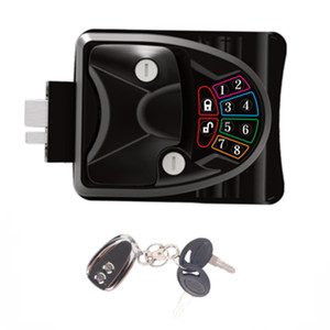 Cerradura de puerta de entrada sin llave para autocaravana, pestillo de aleación de Zinc inalámbrico con teclado, para remolque, eléctrico, sin llave - Product Image 1