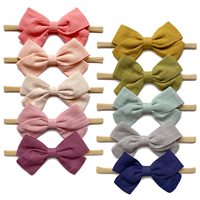 Bandeaux et nœuds personnalisables pour bébés filles, accessoires pour cheveux super doux pour nouveau-nés et tout-petits