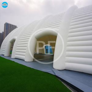 Conception 3D gratuite personnalisée Tente à cadre gonflable géante Tente gonflable Hangar gonflable Arche <span class=keywords><strong>de</strong></span> tente pour court <span class=keywords><strong>de</strong></span> tennis - Product Image 5