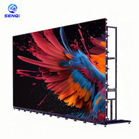 Layar LED Video Wall P2.6 P2.9 P3.9 dengan Gamut Warna Luas untuk Sewa, Indoor Outdoor, Panel LED Panggung, Layar LED untuk Konser