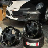 Vente flash - Jantes en alliage forgé - Bronze doré - 5x120 - Jantes forgées pour Corvette Z06 C7 C8 Stingray Honda Passport Elite BMW M235i
