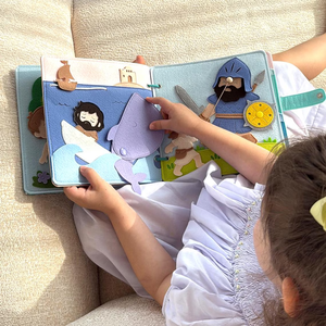 <span class=keywords><strong>Libri</strong></span> in Feltro Educativi Montessori Ecologici per Bambini, Personalizzati per Abilità di Base, per Età 1-6 Anni, Unisex - Product Image 4