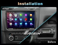 Autoradio Android de 9 Pulgadas con 16 GB de RAM + 128 GB de Almacenamiento, CarPlay Inalámbrico, Estéreo para Auto para SKODA Yeti, VW Amarok, Crafter, Caddy, Transporter, Radio ES9091V