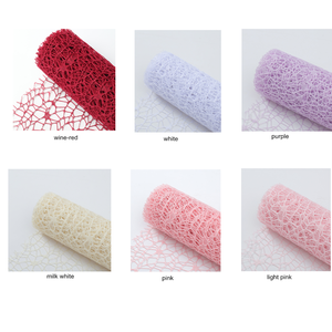 Papier coréen pour fleurs maille papier cercle filet creux papier d'emballage fleuriste fournitures d'emballage pour anniversaire mariage - Product Image 4