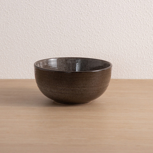 Service de table en grès brun marbré style nature, texture concentrique, vaisselle en céramique, vente en gros personnalisée - Product Image 2