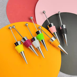 Silicone Wine Stoppers With Ball Top Sealing Bottle Stopper For Wine Champagne Party Decorations - Product Image 1