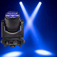 7X40W Mini abeille oeil tête mobile lumière Rgbw 4In1 Lyre faisceau Zoom Led lavage tête mobile 7x40 événement Dj scène lumière