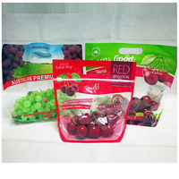 Sachet Doypack Transparent YS Z33 en PEHD de Qualité Alimentaire, Étanche, avec Fermeture Éclair, pour Légumes et Fruits Frais, Utilisation en Supermarché