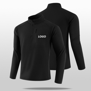 Venta al por mayor OEM impresión personalizada en blanco liso sublimación deporte gimnasio Quick Dri 100% poliéster Camiseta de manga larga - Product Image 4