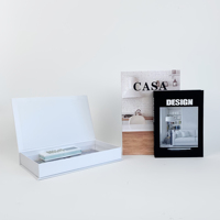 Dictionnaire Faux Livre Décoration d'intérieur Livres de table basse Décoration Livres faux reliés en cuir moderne Boîte de livres faux en gros