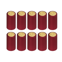 Capsules thermorétractables en PVC personnalisées en gros, échantillon gratuit pour bouteille en verre
