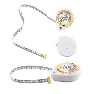 Pengukur pinggul pinggang portabel Mini pengukuran pita teleskopik otomatis untuk <span class=keywords><strong>BMI</strong></span> tiga lingkar pengukuran - Product Image 2