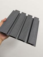 Panneau mural décoratif en PVC bois-plastique imperméable et ignifuge Jiangxi, panneau de grille sans joint pour fond de télévision, usage domestique