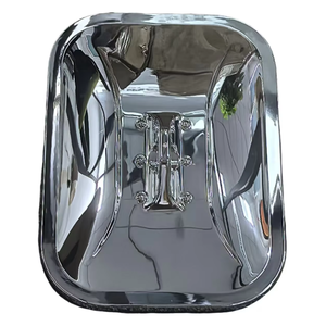 Rétroviseur universel réglable XMAXVISION argenté pour camion avec garantie de 12 mois - Accessoire facile à installer pour les pièces de carrosserie de camion - Product Image 1