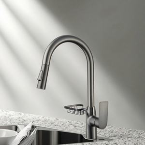 <span class=keywords><strong>Robinet</strong></span> de cuisine moderne KAWAL en zinc, monocommande, à poser sur le comptoir, avec douchette extractible, cartouche céramique, <span class=keywords><strong>d</strong></span>ébit contrôlé, <span class=keywords><strong>eau</strong></span> chaude/froide - Product Image 6