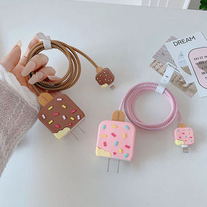 <span class=keywords><strong>Protector</strong></span> de <span class=keywords><strong>Cable</strong></span> de Carga para iPhone con Diseño de Dibujos Animados de IDEAL Factory, para Cargadores de 18W/20W EU/US, Enrollador de <span class=keywords><strong>Cable</strong></span> - Product Image 6
