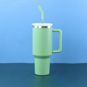 Gobelet isotherme H3.0 pour voiture, 40 oz, à double paroi sous vide, avec couvercle et paille, antidérapant, conception personnalisée OEM - Product Image 6