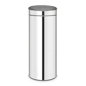 Cestino per Rifiuti Touch Bin 30 L in Acciaio Inossidabile, Forma Cilindrica - Product Image 2