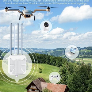 Wavlink WN573HX3 WiFi6 3000Mbps Dual Band 2.4/5.8GHz Outdoor 4x8 Omnidirectional Antenna Repeater AX3000 Mesh <b>Access</b> <b>Point</b> - Product Image 6