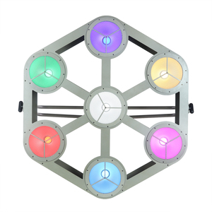 Attrezzatura professionale per luce da palcoscenico a <span class=keywords><strong>LED</strong></span> <span class=keywords><strong>Retro</strong></span> 7*30W COB RGBW matrice Pixel di controllo DJ luci per spettacoli di concerti - Product Image 4
