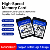 Carte mémoire SD en plastique personnalisée rapide YOUNIS 4K 64 Go Classe 10 U3 110 Mo/s pour caméra/enregistreur de voiture/DVR