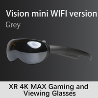 Lunettes de réalité augmentée, casque portable, écran d'affichage vidéo 3D, dioptrie réglable, lunettes intelligentes pour jeux mobiles