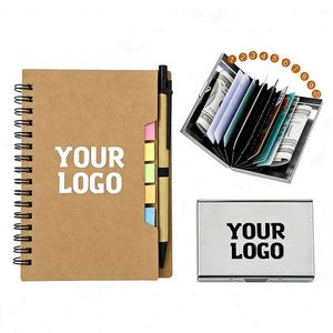 Wholesale Kraft Paper Creative Promo Business Gift Combination Sticky Notes <b>Memo</b> <b>Pad</b> Notepads With Logo Custom Promotional Gifts - Product Image 1
