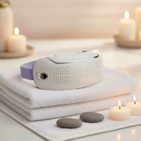 Masseur oculaire rechargeable par USB de qualité supérieure avec compresse chaude et froide et vibration pour masque oculaire professionnel en silicone