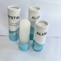 Bloc d'alun de potassium, pierre anti-transpirante, cristal d'alun 100% naturel, bâton déodorant en cristal d'alun