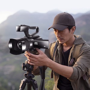 Bộ Ổn Định Cầm Tay Thông Minh 4K HD DV, Máy Ảnh Chuyên Nghiệp RX2021, Tự Động Lấy Nét, Cảm Ứng IPS Và IR RC WiFi Phát Trực Tiếp - Product Image 1