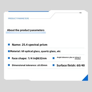하오 Xuan <span class=keywords><strong>BK7</strong></span> 반사 프리즘 광학 유리 사용자 정의 크기 투명 소형 TV 반투명 접착 큐브 1.5168 굴절률 - Product Image 6