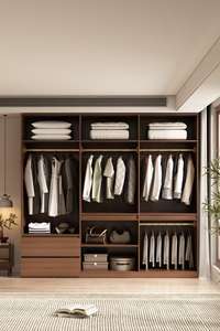 Armario de Almacenamiento Modular con Puertas de Espejo e Iluminación LED para Espacios Residenciales y Comerciales - Product Image 3