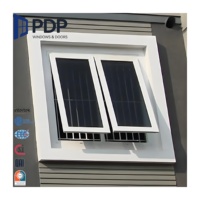 Persianas Exteriores de Aluminio con Rotura de Puente Térmico de Nuevo Diseño PDP, Pantallas Retráctiles de Malla de Acero Inoxidable Horizontales para Ventanas de Toldo