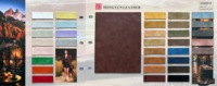 Cuir synthétique résistant à l'abrasion, écologique, durable, imperméable, à motif froissé, en PU, pour la décoration de carnets et de tables