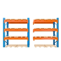 Système de rayonnage à palettes pliable en acier laminé à froid, robuste, réglable, anticorrosion, pour entrepôt