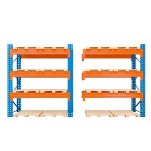 Sistema de Almacenamiento de Paletas Plegables de Acero Laminado en Frío, Resistente, Ajustable, con Protección Contra la Corrosión, para Almacenes - Product Image 1