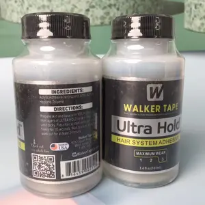 Colle de stock EMEDA Système de remplacement de cheveux Adhésif Pu Lace Hair Perruque Prothèse capillaire Toupee Tape Colle Remover - Product Image 1